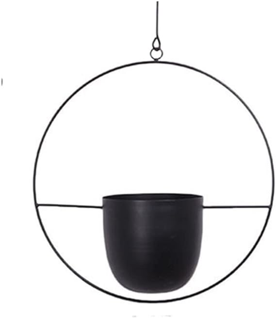 Frendorf | BloomSphere Hängender Blumentopf aus Metall | Modernes Pflanzgefäß | Indoor & Outdoor Deko | Platzsparend & Stilvoll