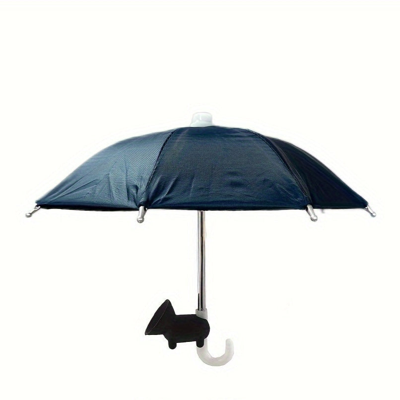 Frendorf | MiniSmart Regenschirm – Smartphone Sonnen- und Regenschutz mit Saugnapfhalter