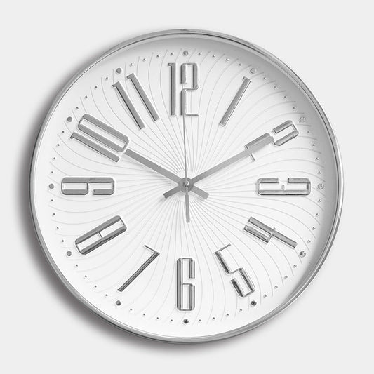 Große Buchstaben Klassenzimmer Stille Uhr 30 cm Batteriebetrieben