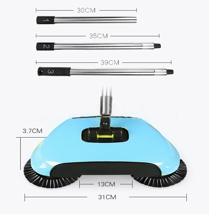 Frendorf | 2-in-1 Staubsauger Besen | Kabellos, umweltfreundlich & geeignet für Fliesen, Holz und Teppiche