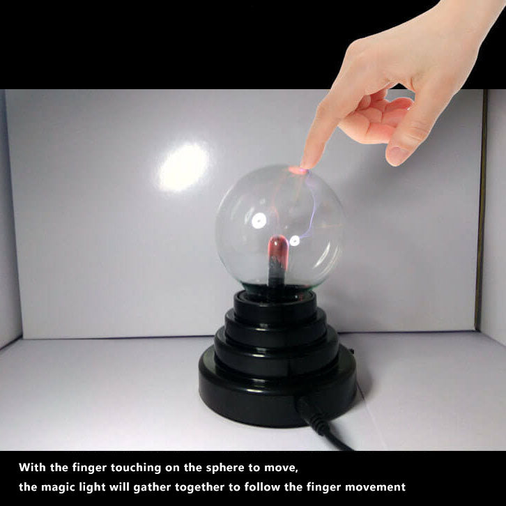 Magische elektrostatistische Ionenkugel Licht Blitze Ball Nachtlicht Ambientelampe