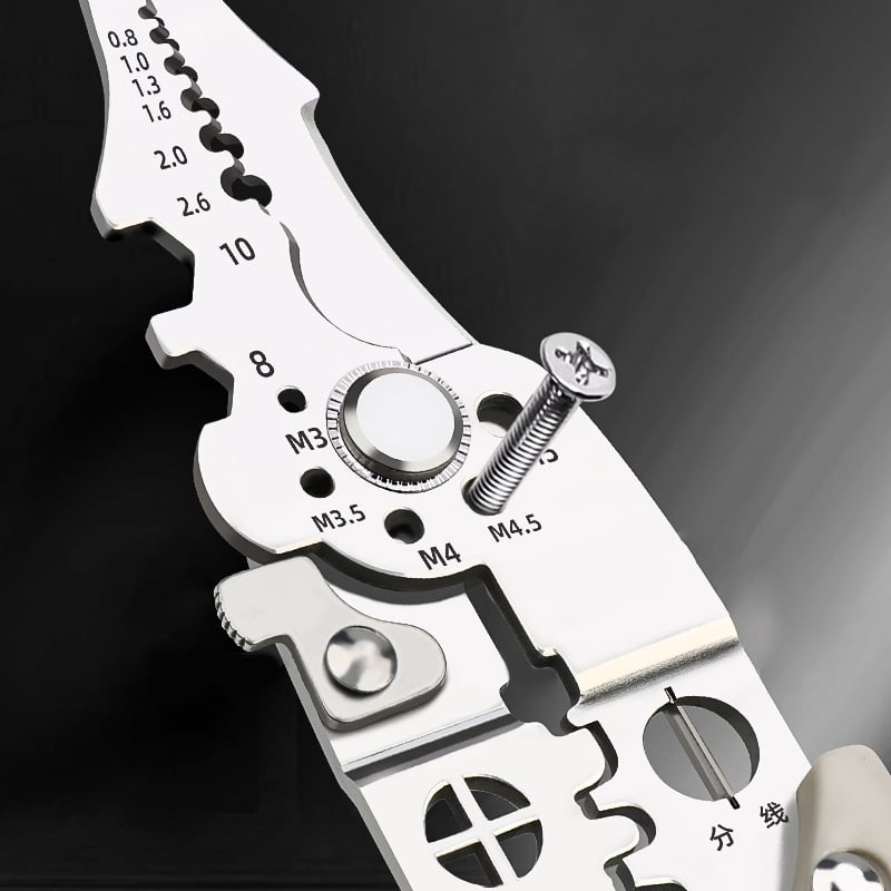 Frendorf |  Multifunktionale Abisolierzange Crimper Kabelschneider Zange