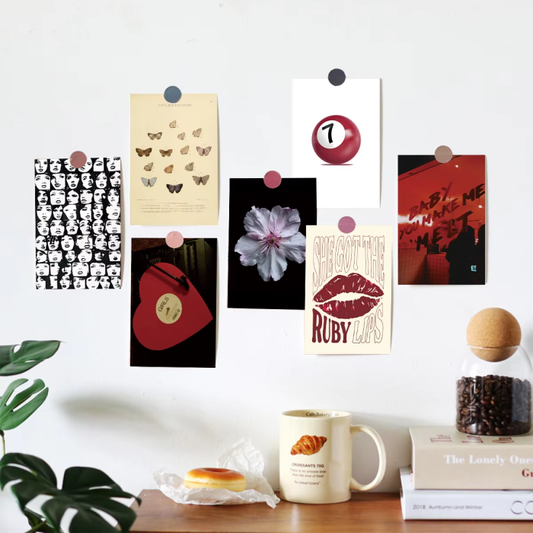 Retro Girl Wand-Collage