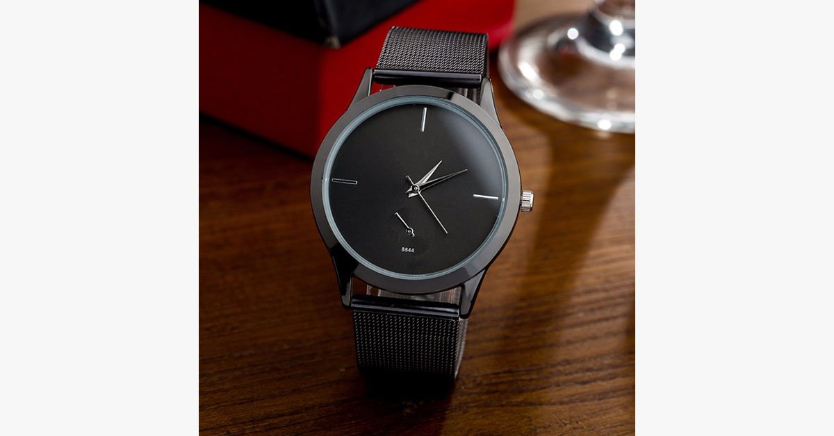 Frendorf | Ultra Dünne Riemen Luxus Unisex Uhr