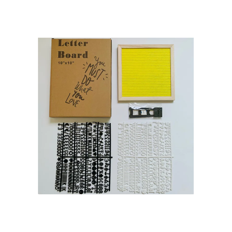 Filz Buchstaben Nachrichtenboard