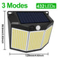 Frendorf | 432 LED Solar Garten Wandlichter