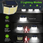 Frendorf | 432 LED Solar Garten Wandlichter
