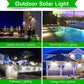 Frendorf | 432 LED Solar Garten Wandlichter