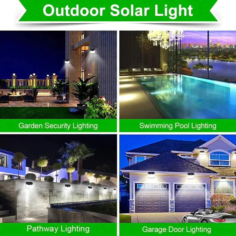 Frendorf | 432 LED Solar Garten Wandlichter