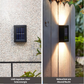 Frendorf | SunAura Deluxe Kabellose LED Solar Wandleuchten | Wetterfest | Außenbeleuchtung für Garten und Terrasse
