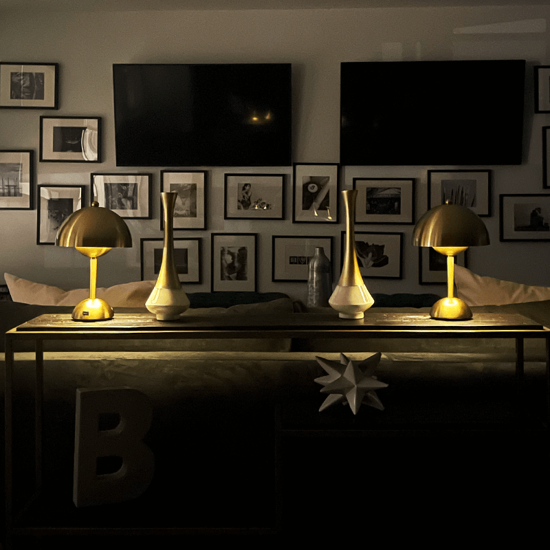 Frendorf | Bringen Sie Ihren Raum mit der modernen Brulee Tischlampe zum Strahlen Warm