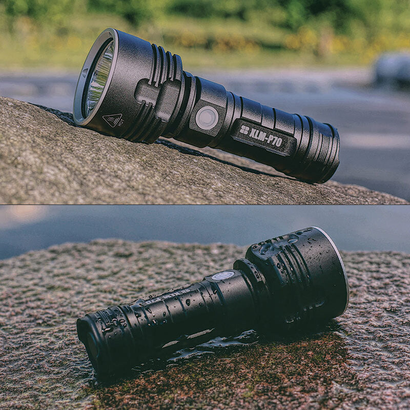 Frendorf | 30000-5000 Lumen Hochleistungs-LED-Taschenlampe, wasserdicht