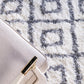 Frendorf | DiamondLuxe Shag - Teppich mit Diamantmuster | Shaggy Hochflorteppich | Weich & Modern | Perfekt für Wohnzimmer