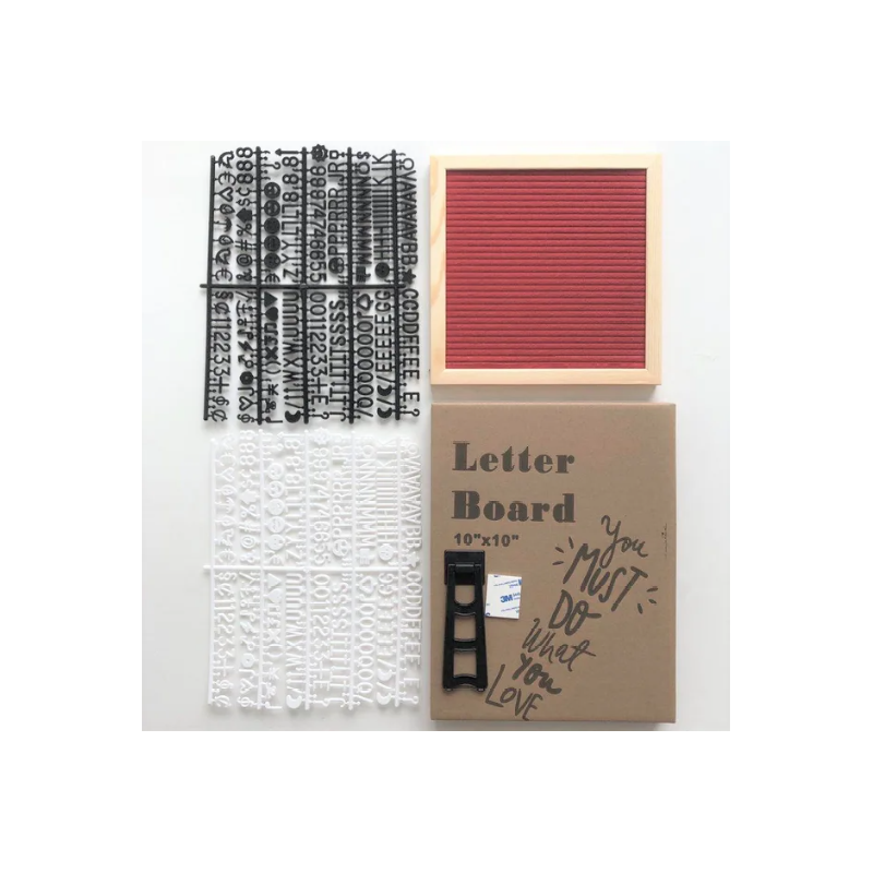 Filz Buchstaben Nachrichtenboard