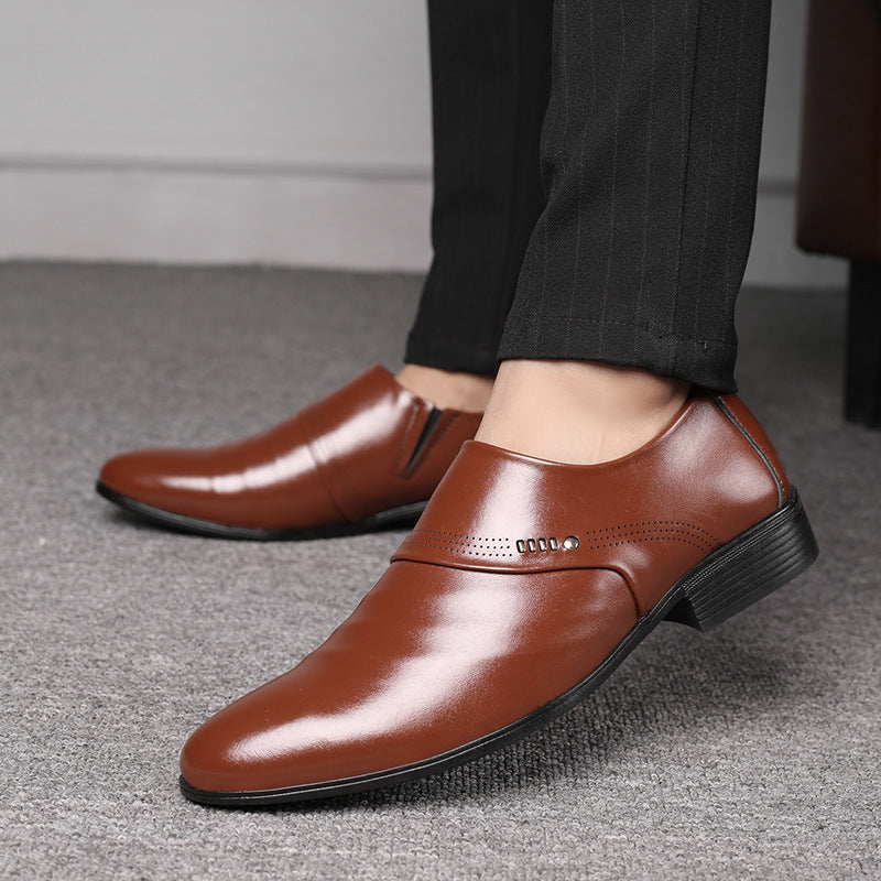 Frendorf | Lässige spitze Schuhe Männer Lederschuhe Männer