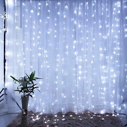 Frendorf | 448 LED 6,6 x 19,6 Fuß LED Vorhanglichter mit 8 Lichtmodi und Speicherfunktion