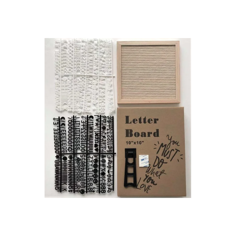 Filz Buchstaben Nachrichtenboard