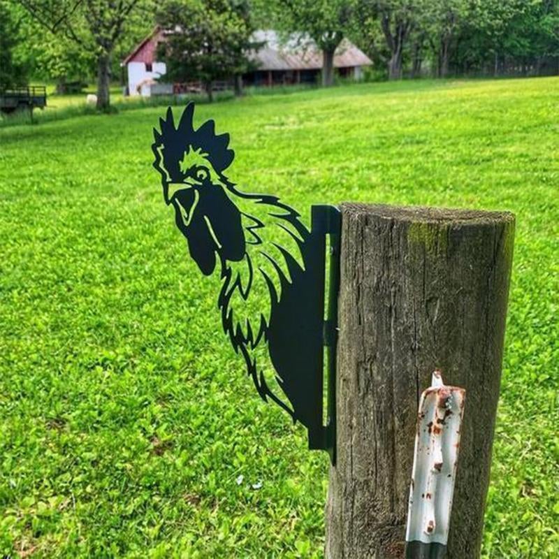 Frendorf | WildPost - Metall-Dyresilhuet-Zaunaufsätze