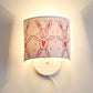 Frendorf | Kinder Undertint Wandlamp Trommelvorm Een Licht Stof Wandlamp voor Trap Gang