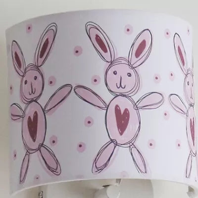 Frendorf | Kinder Undertint Wandlamp Trommelvorm Een Licht Stof Wandlamp voor Trap Gang