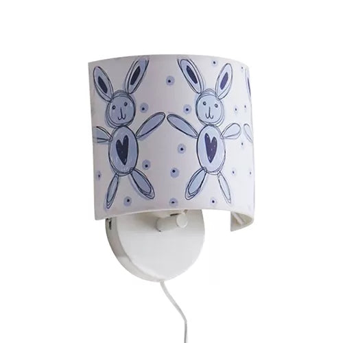 Frendorf | Kinder Undertint Wandlamp Trommelvorm Een Licht Stof Wandlamp voor Trap Gang