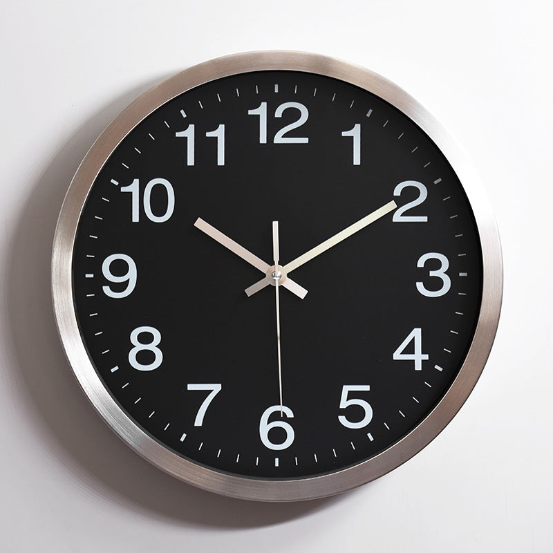 Einfache stille Wanduhr Klassenzimmer 12 Zoll