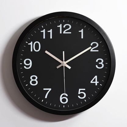 Einfache stille Wanduhr Klassenzimmer 12 Zoll