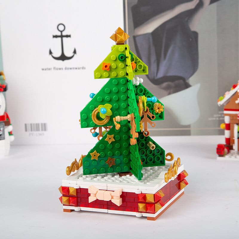 Frendorf | 360 PCS Musikbox Weihnachtsbaum Bauklötze