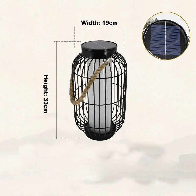 Frendorf | LumaNova Solarbetriebene LED-Lampe | Außenbeleuchtung | Nachhaltige Garten-Deko | Wetterfest