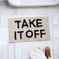 Frendorf | Beige TAKE IT OFF Badematte 50x80cm - 100% Baumwolle, weich & saugfähig, rutschfestes Design - schnelltrocknend & maschinenwaschbar, ideal für Badezimmer oder Schlafzimmer