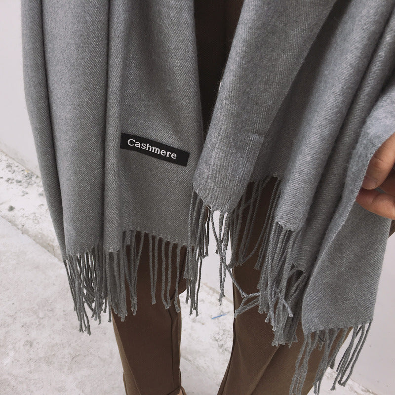 Frendorf | Neue Damen Winter-Schal Monochrome  Vielfalt Warm Klassische Schal