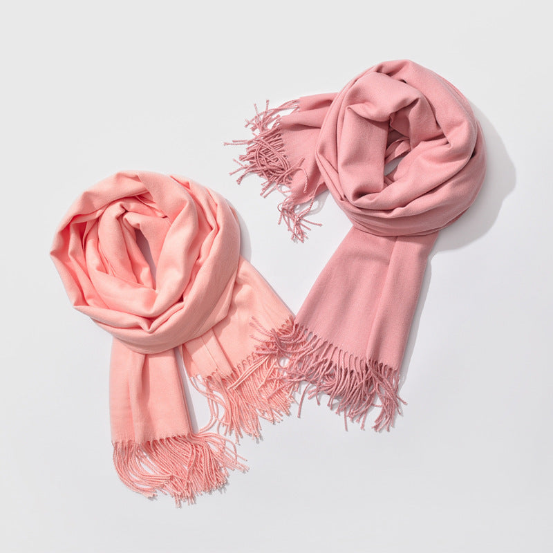 Frendorf | Neue Damen Winter-Schal Monochrome  Vielfalt Warm Klassische Schal