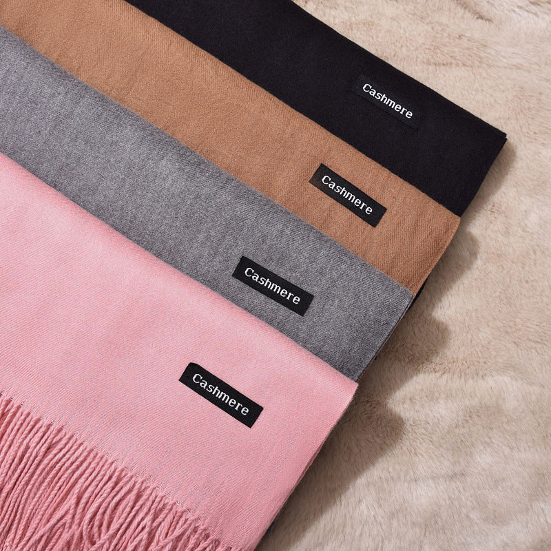 Frendorf | Neue Damen Winter-Schal Monochrome  Vielfalt Warm Klassische Schal