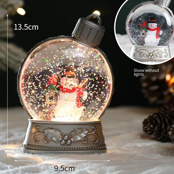 Magische Weihnachts-Schneekugel
