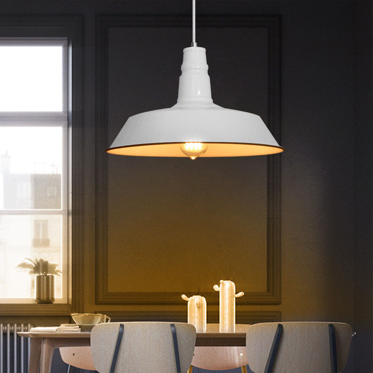 Frendorf | IronSphere Industrielle Runde Pendelleuchte | Moderne Beleuchtung | Vielseitiges Design für Wohnzimmer