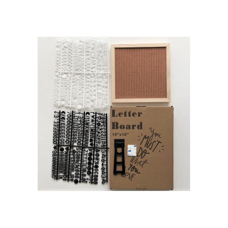 Filz Buchstaben Nachrichtenboard