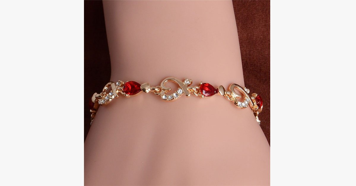 Frendorf | Herz Tropfen Armband