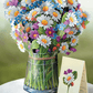 Kunstoff Pop-up Blume | Inkl. Gratis Geschenkkarten - Faire