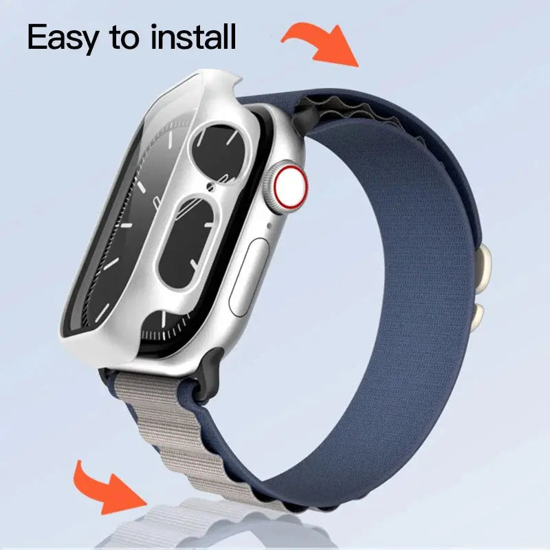 Frendorf | TitanGuard 360° Matt Bumper & Glas Schutz für Apple Watch Series 10 (42/46mm)
