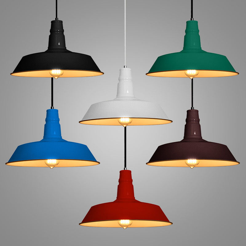 Frendorf | IronSphere Industrielle Runde Pendelleuchte | Moderne Beleuchtung | Vielseitiges Design für Wohnzimmer