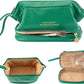 Frendorf | Abiudeng Große Make-up Tasche, Doppelschicht Kosmetiktasche, Reise Make-up Tasche, Leder Make-up Tasche, Kosmetische Reisetaschen, Tragbare Leder Kulturbeutel, Geräumige Kosmetiktasche für Frauen und Mädchen