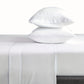 4-teiliges 1800er-Serie Bettlaken-Set – Bestickte Mikrofaser Hotel Luxus Bettlaken, doppelt gebürstet, 16" tiefes Eck, weich und knitterfrei