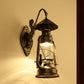 Frendorf | Kerosene Klare Glas Wandlamp Kust Enkel Peertje Woonkamer Sconces Lamp in Zwart/Antiek Messing