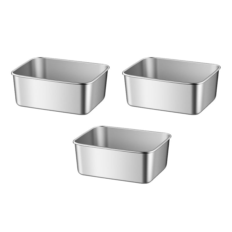 Frendorf | Edelstahl Lebensmittel Aufbewahrungsbehälter mit Deckel, Mittagessen, Snack Aufbewahrungsbox