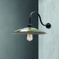 Frendorf | 1 Kop Schotel Wandverlichting Vintage Stijl Groene Metallic Wandlamp voor Eetkamer, 12"/14" Breedte