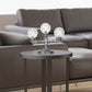 Antike Silber Globus Schirm Tischlampe Industriell Klar/Amber Glas 3/5-Licht Wohnzimmer Arbeitslampe