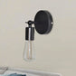 Frendorf | 1 Licht Winkel Sconces Verlichting met Blootgestelde Gloeilamp Industriële Zwart Metalen Wandverlichting voor Woonkamer