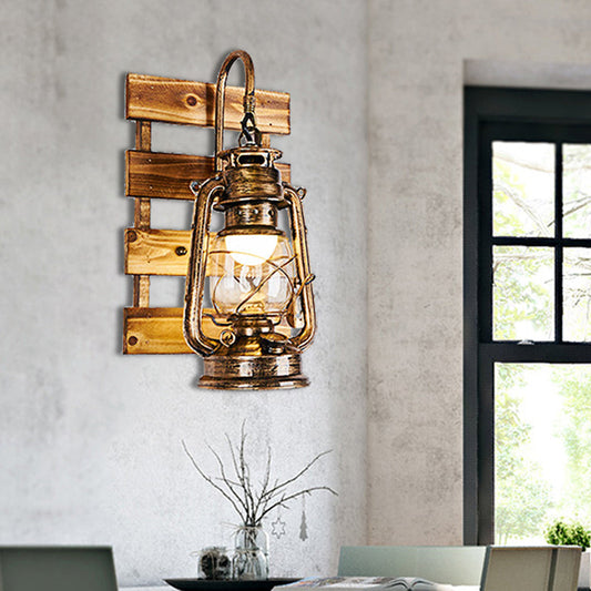 Frendorf | Messing Een Licht Wandlamp Kusthelder Glas Rechthoekig/Vierkant Wandverlichtingsarmatuur voor Eetkamer