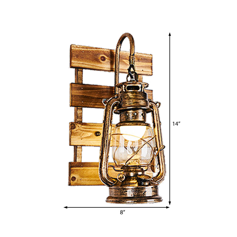 Frendorf | Messing Een Licht Wandlamp Kusthelder Glas Rechthoekig/Vierkant Wandverlichtingsarmatuur voor Eetkamer