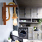Frendorf | Rope Exposed Bulb Sconce Lighting Coastal 1 Licht Woonkamer Wandlamp in Rood/Bruin/Hout